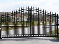 Elite aluminum estate gate