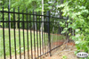 EFS 15 Aluminum Fence on Wooded Property