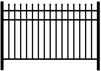 EFS-10 Elite Aluminum Pool Fence