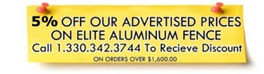 Elite Aluminum Fence Sale