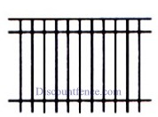 Flat top Aluminum Fence