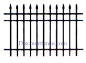 Spear Top Aluminum Fence