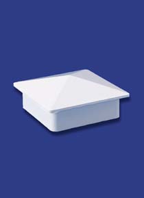 External Flat Vinyl Post Cap