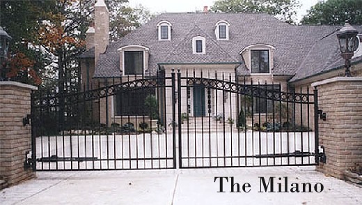 wought iron gate