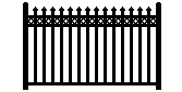Jerith Buckingham Plus Style Aluminum Fence