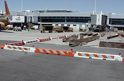 WaterCade airport barricades