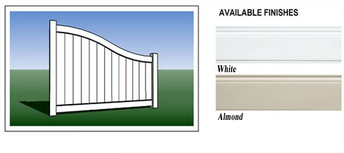 The Chesterfield Privacy vinyl fence offers the same tongue and groove construction with a more competitive price. 