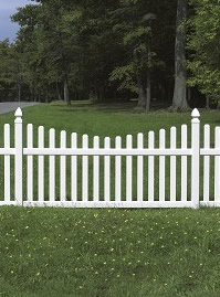Bufftech Rothbury Concave Vinyl Fence