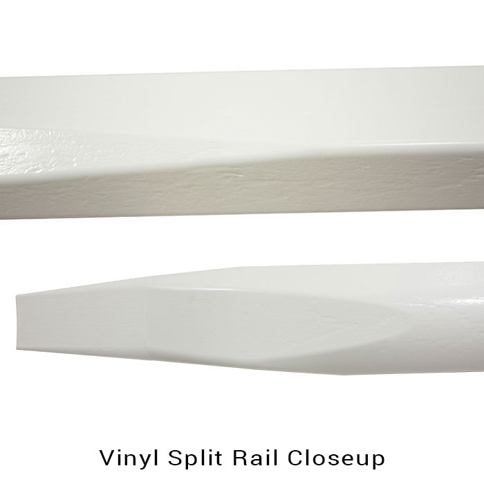 vinyl split rail