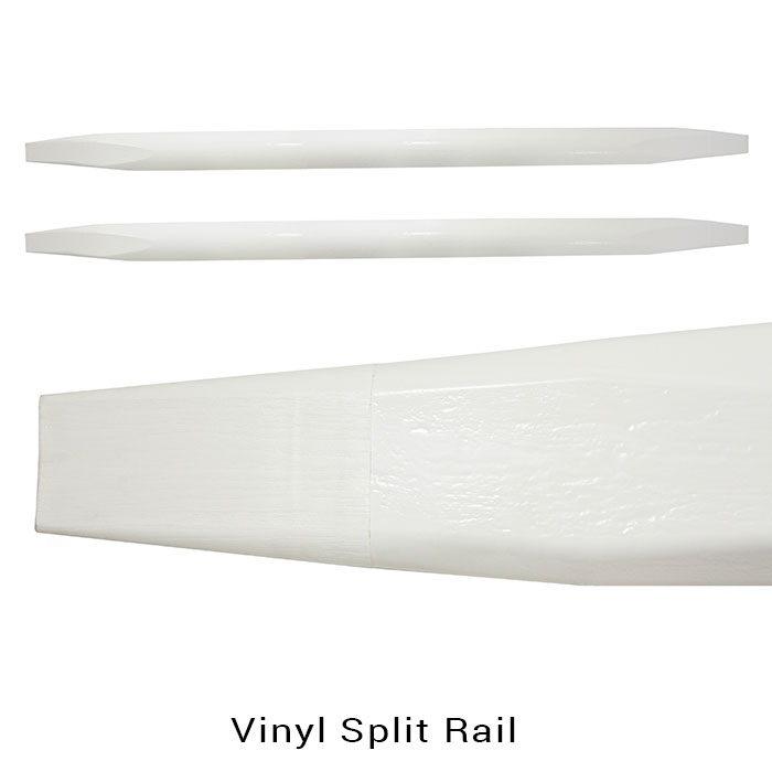vinyl split rail