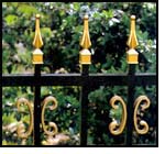 aluminum fence finials